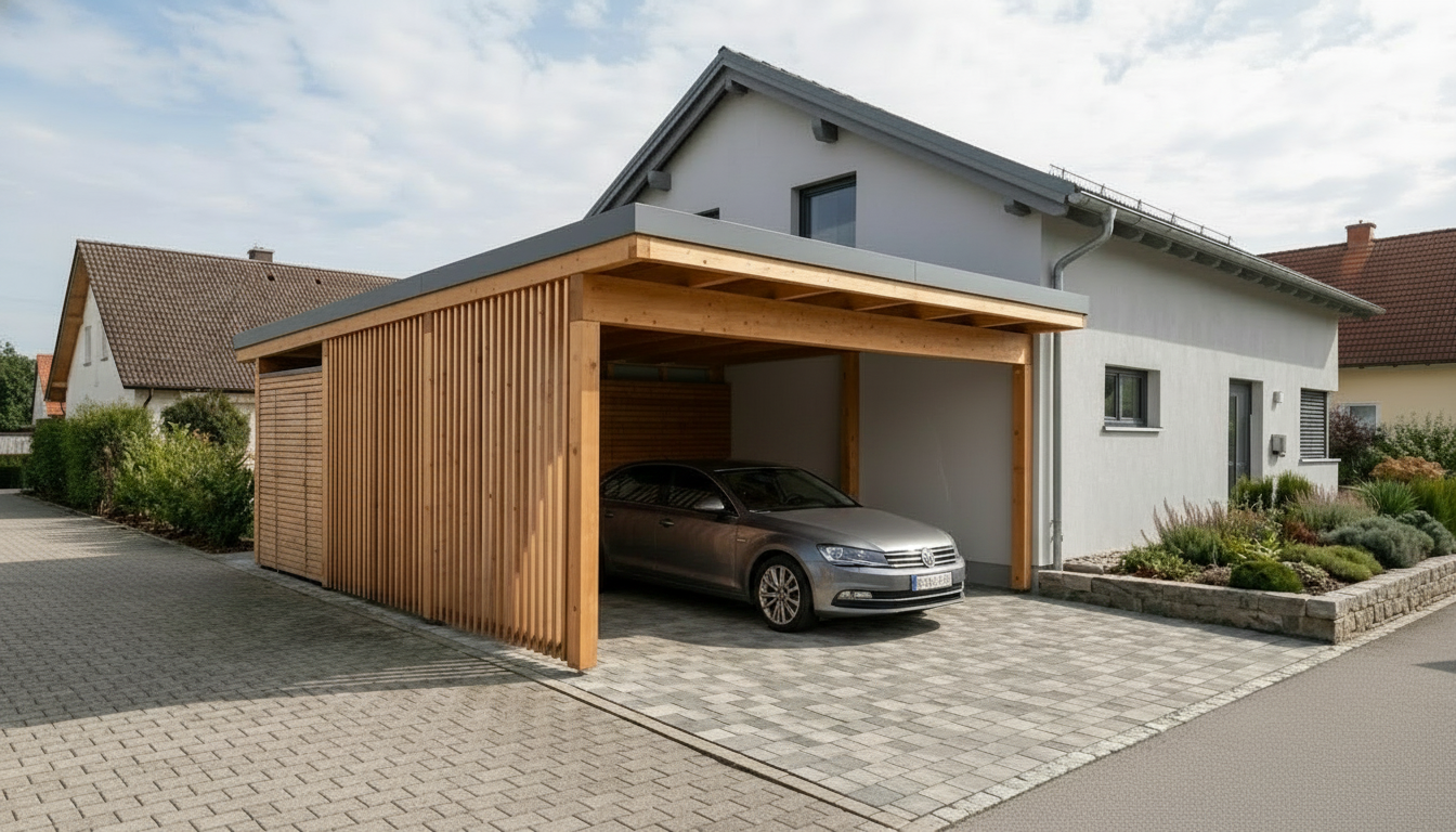 Carport vom Zimmermeister