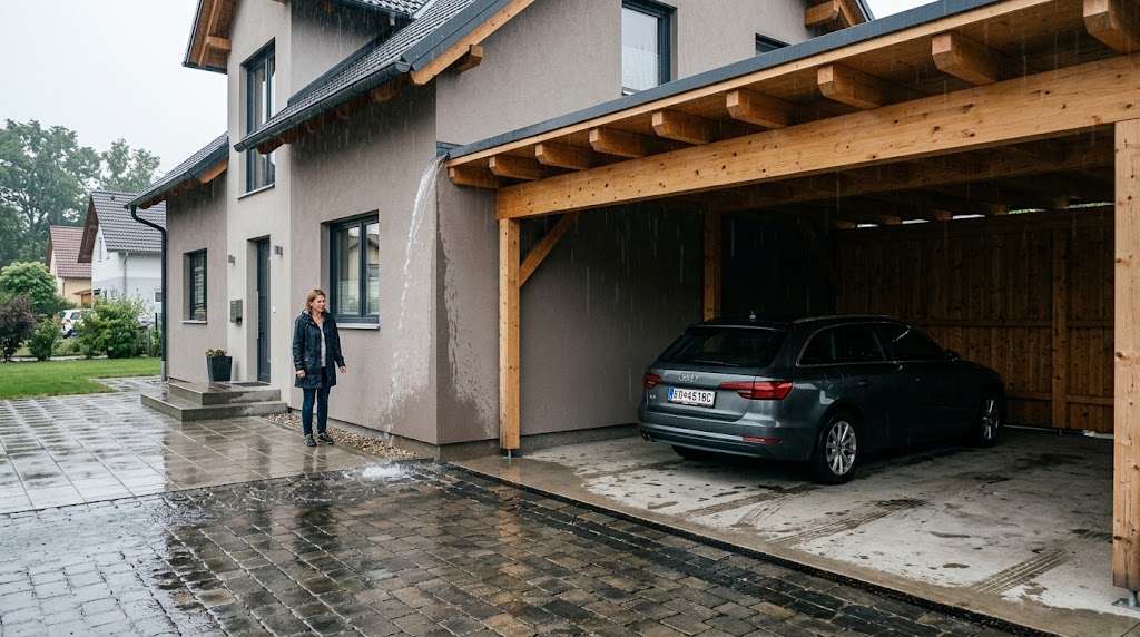 Probleme mit Wasserführung am Haus